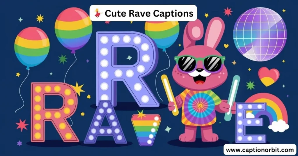 💃 Cute 200+ Rave Captions