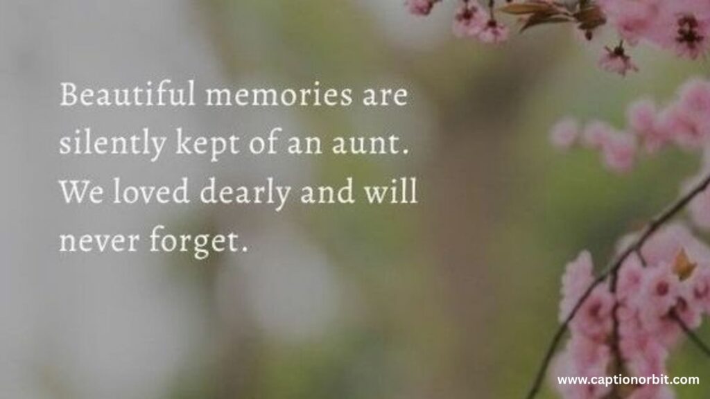 Heartfelt Short Messages for an Aunt Who Passed Away