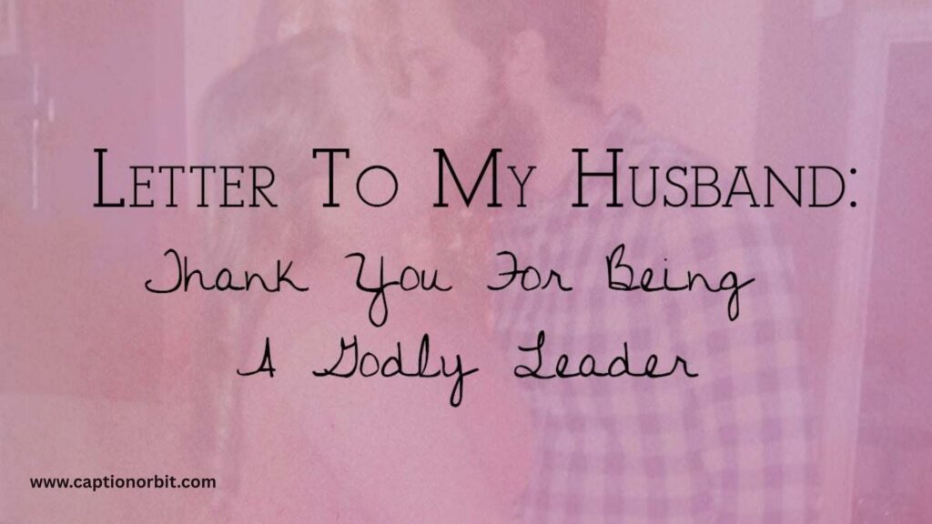 Short Thank You Message for Husband
