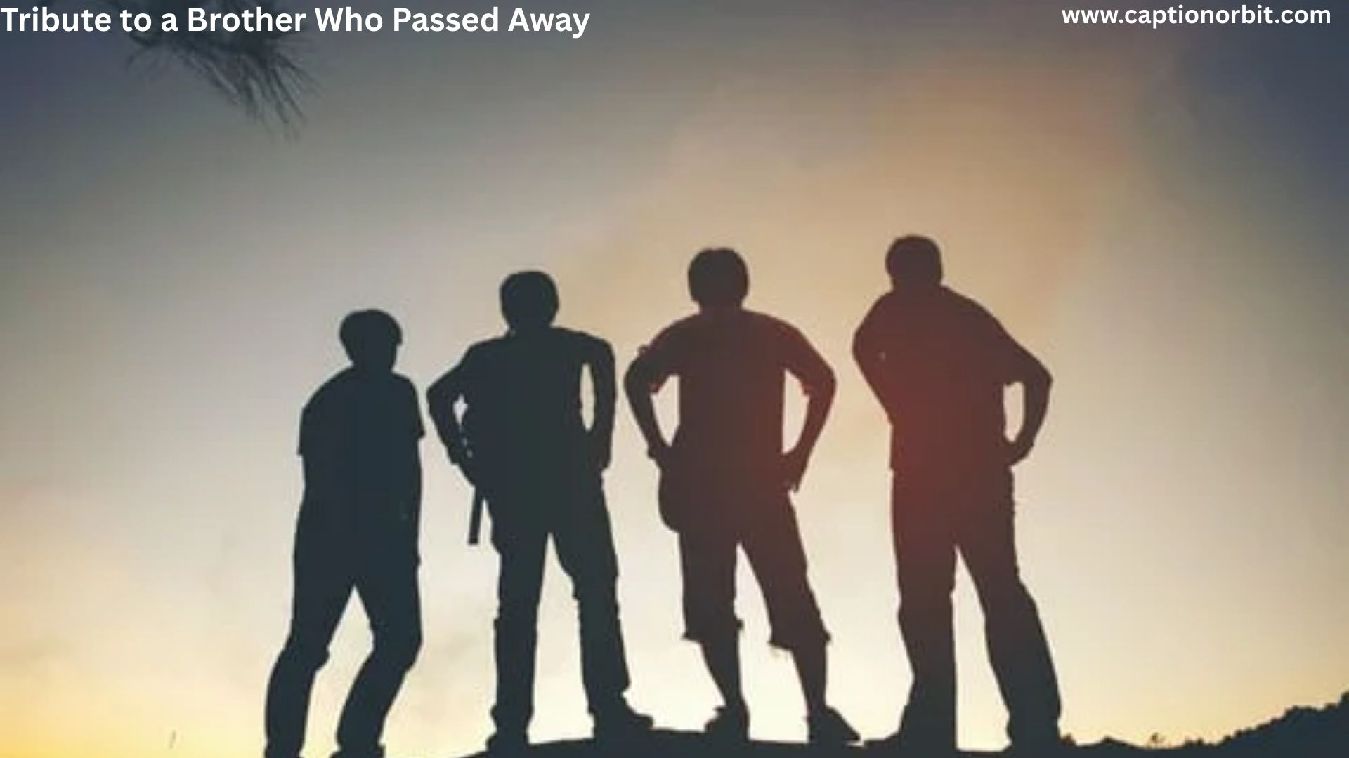 Tribute to a Brother Who Passed Away